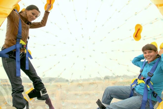 ZORBING v Action Parku