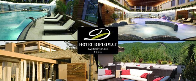 3-dňový wellness pobyt pre 2 osoby v Hoteli Diplomat**** Rajecké Teplice