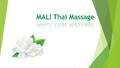 MALI Thai Massage
