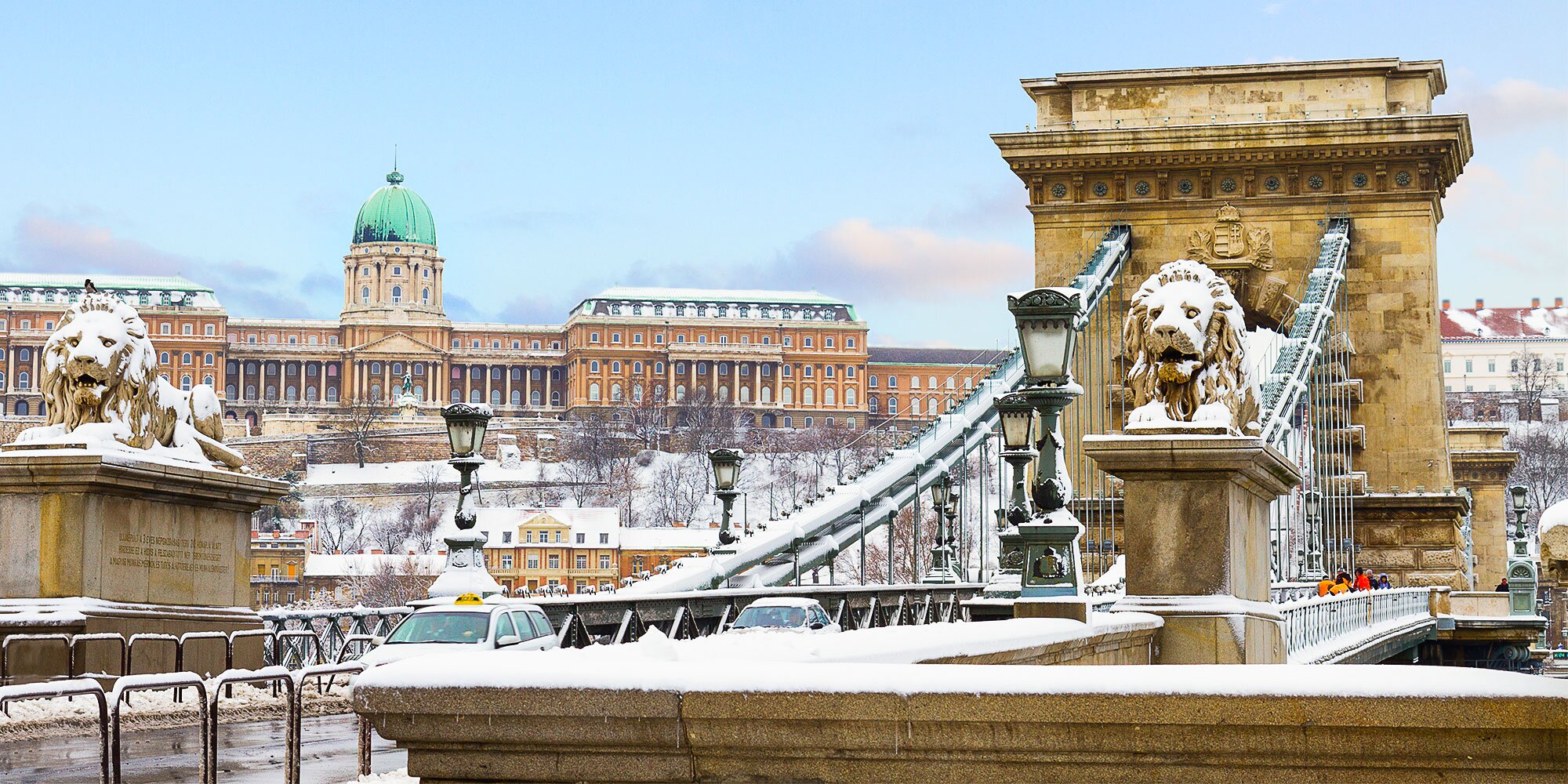 Будапешт и Дунай зимой