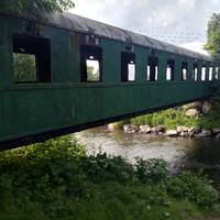 Most z vagónu vo Vígľaši