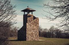 Rozhľadňa Lipovec a pamätník SNP pri osade U Rehušov