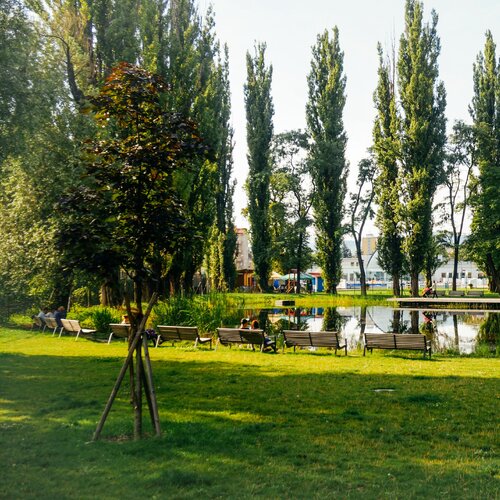 Mestský park v Košiciach
