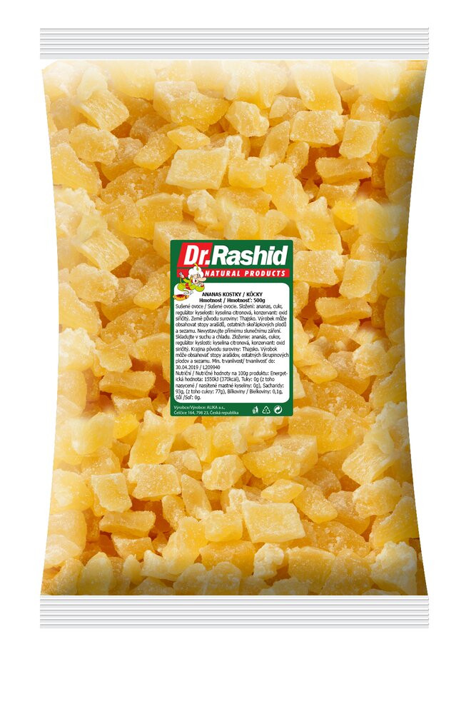 500 g Ananás - kocky