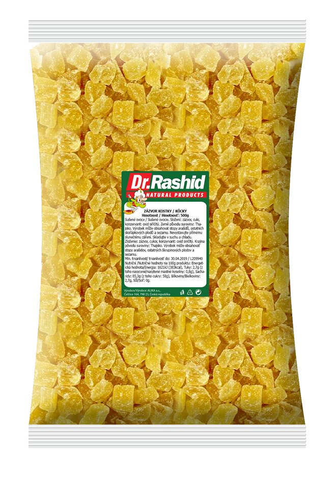 500 g Zázvor - kocky