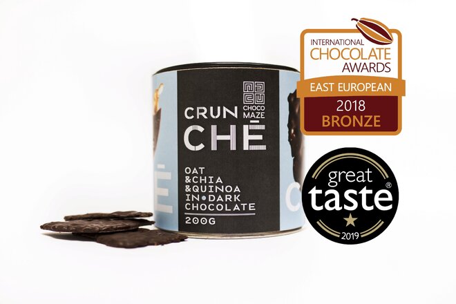200 g Chrumkavý krokant CRUNCHÉ (ovsené vločky / chia / quinoa)