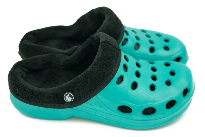 Dámske zateplené dierované Clogs FLAMEshoes