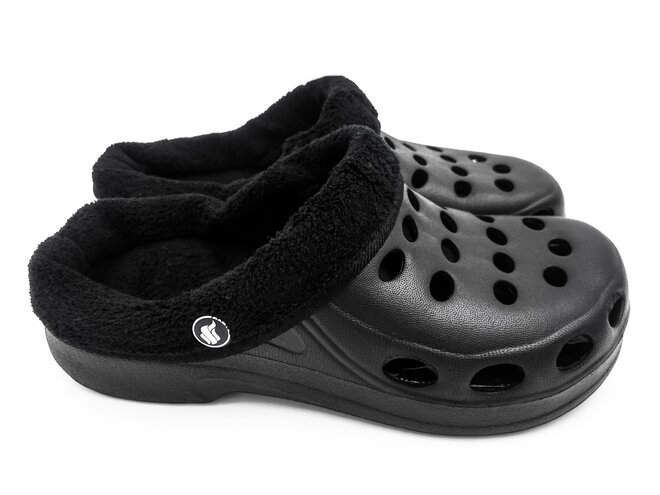 Dámske zateplené dierované Clogs FLAMEshoes