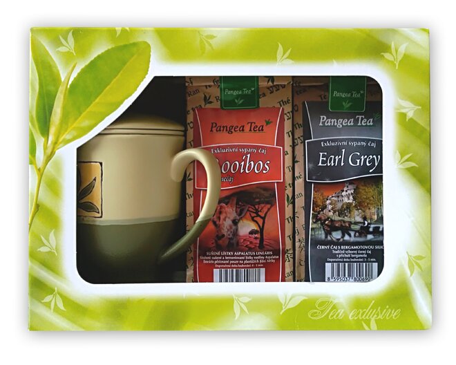 4 x 50 g Sypaný čaj + hrnček (4 druhy)