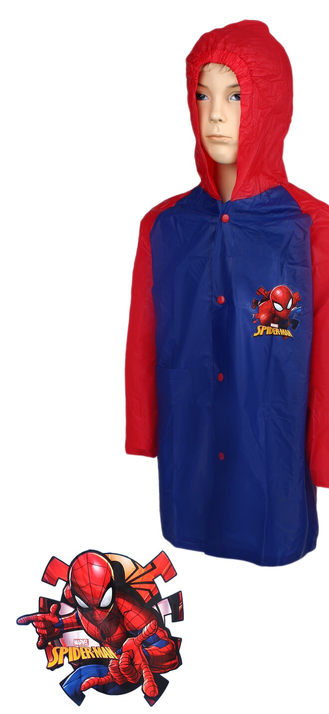 Chlapčenský pršiplášť - Spiderman