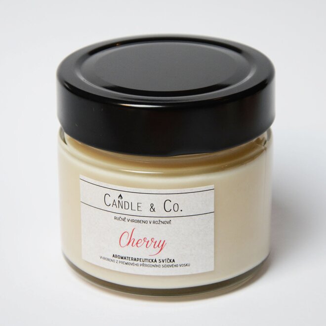 130 ml Vonná sviečka v skle (cherry)