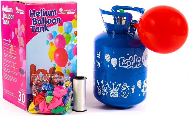 84 l Hélium + 10 ks balónikov