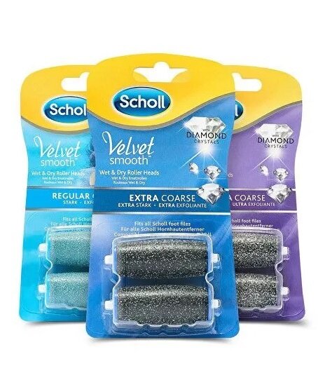 6 x Rotačná hlavica Scholl Velvet Smooth