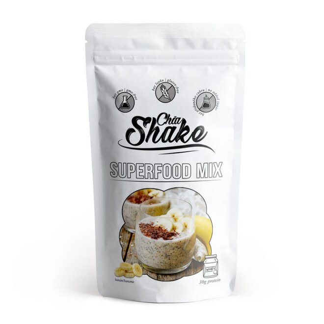 450 g Potravina pre zvláštnu výživu Chia Shake Optimal (15 jedál / BANÁN)