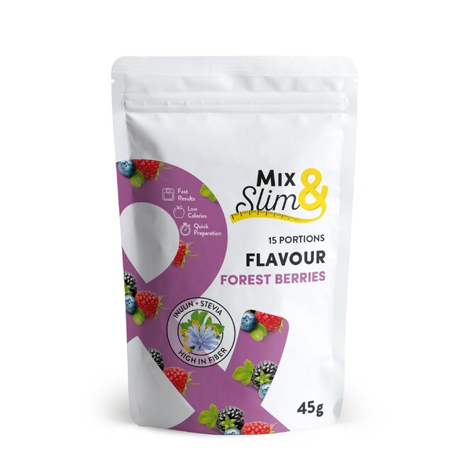 45 g Príchuť Mix & Slim - lesné ovocie (15 dávok)