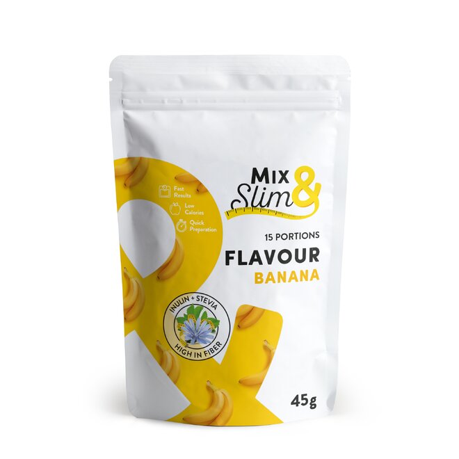 45 g Príchuť Mix & Slim - banán (15 dávok)