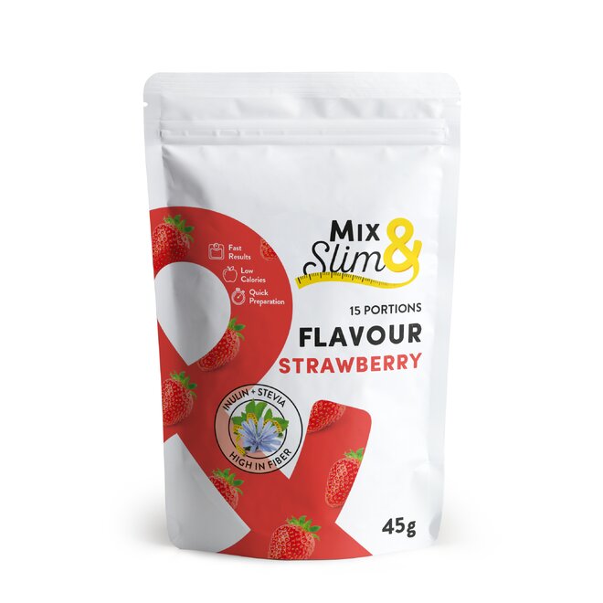 45 g Príchuť Mix & Slim - jahoda (15 dávok)