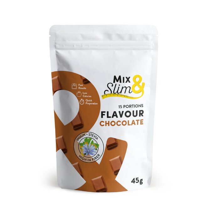 45 g Príchuť Mix & Slim - čokoláda (15 dávok)