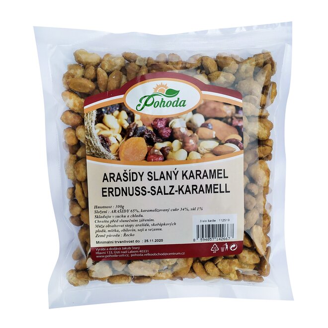 300 g Arašidy - slaný karamel