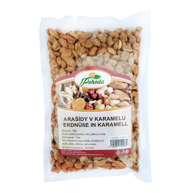 500 g Arašidy v karameli