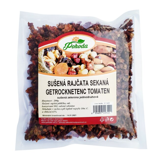 200 g Sušené paradajky - sekané