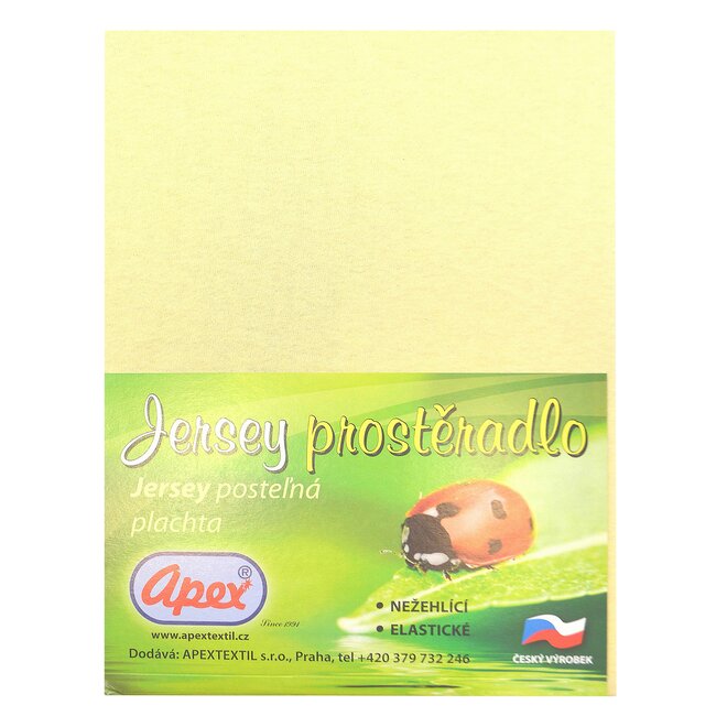 Bavlnená jersey plachta