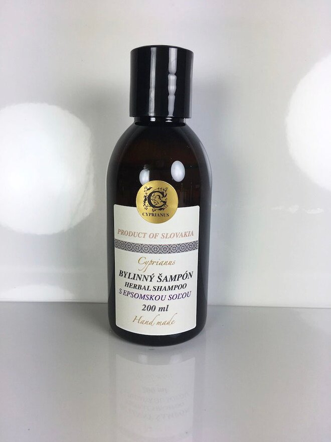 200 ml Bylinný šampón (epsomská soľ)