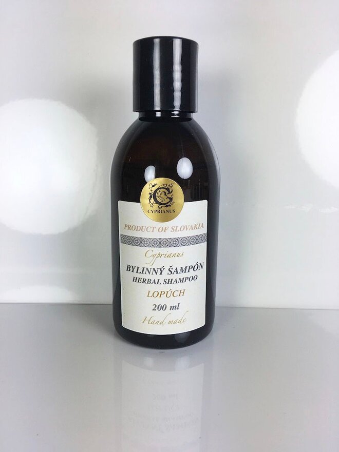 200 ml Bylinný šampón (lopúch)