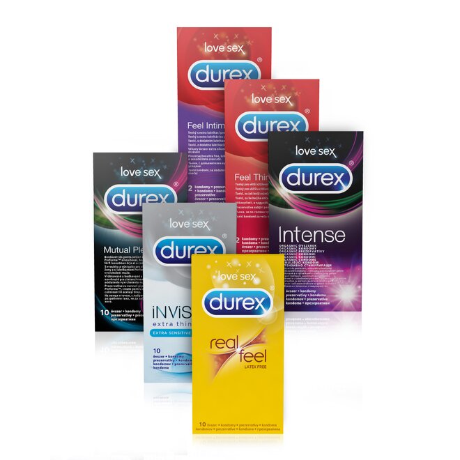 64 ks Balíček kondómov Durex Maxi Mix