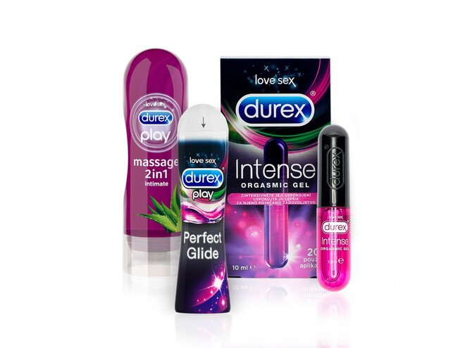 3 ks Balíček Durex Let´s Ride (2 x lubrikačný gél / 1 x stimulačný gél)