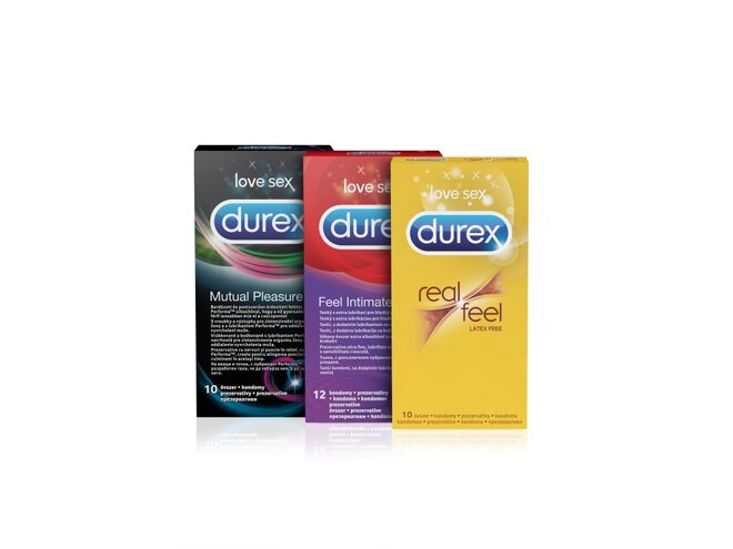 32 ks Balíček kondómov Durex Pleasure Mix
