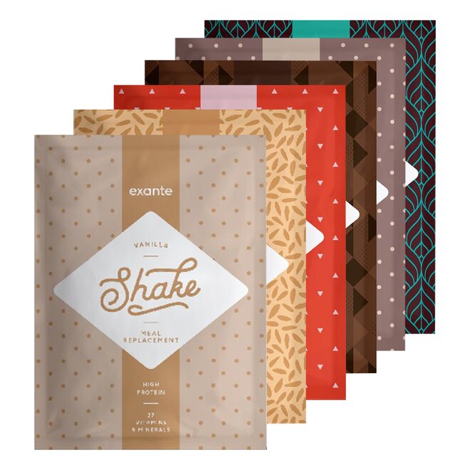 6 x 51 g Shake Exante (testovací balíček)