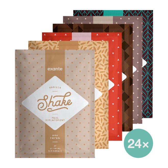 24 x 51 g Shake Exante (keto balíček na 8 dní)
