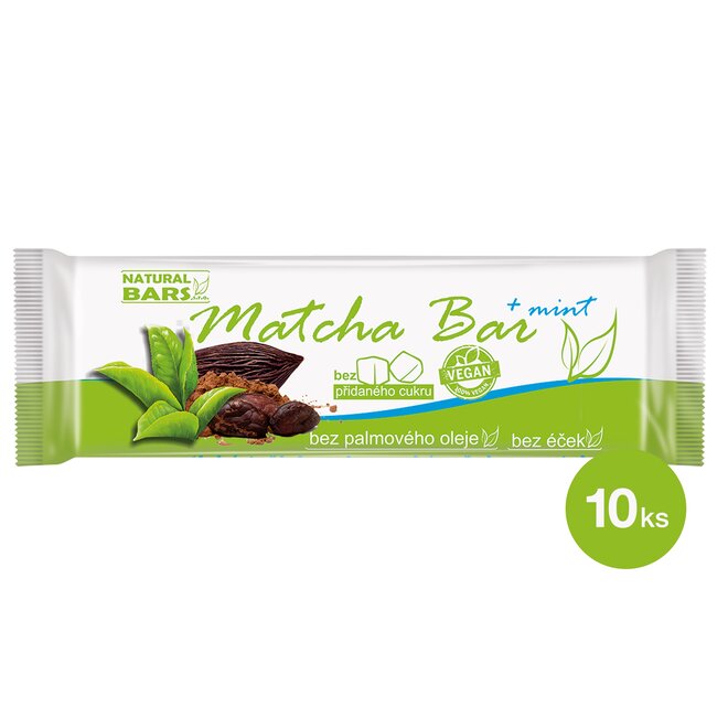 10 x 40 g Matcha bar / mint