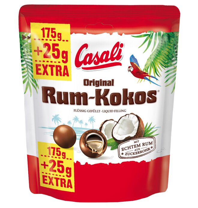 Casali guľôčky Rum-Kokos, 200 g