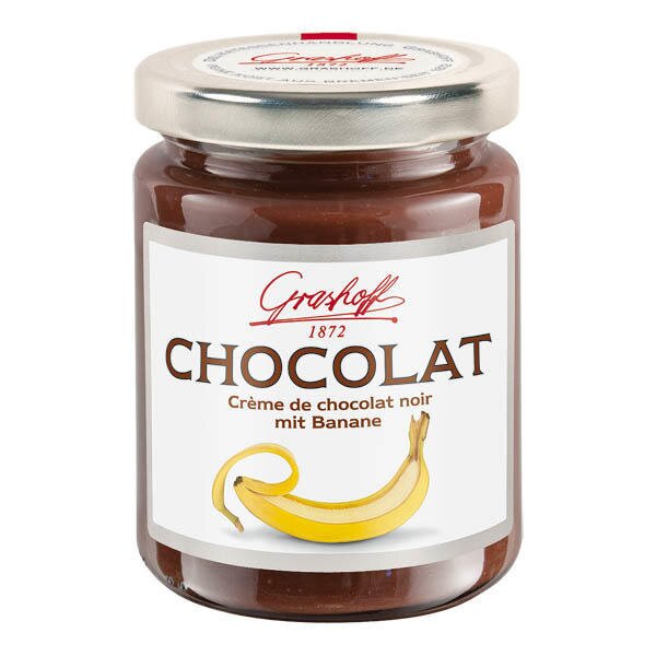 250 g Čokoládový krém z tmavej čokolády (banán)