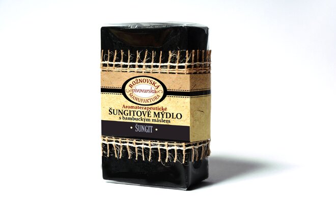 110 g Šungitové mydlo s bambuckým maslom (natural)