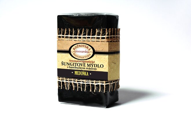 110 g Šungitové mydlo s bambuckým maslom (medovka)