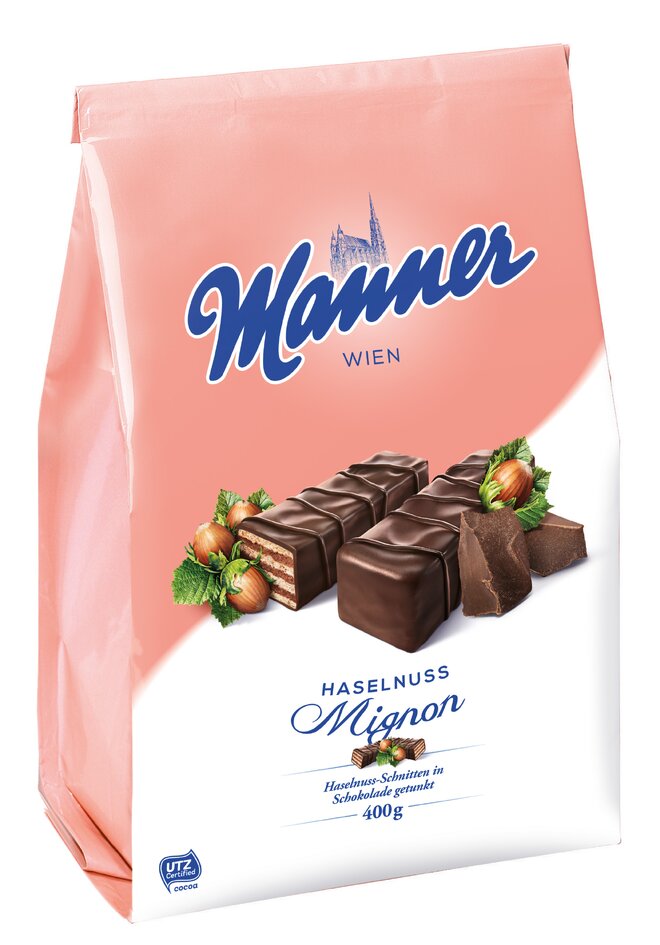 400 g Hazelnut Dark Chocolate Manner