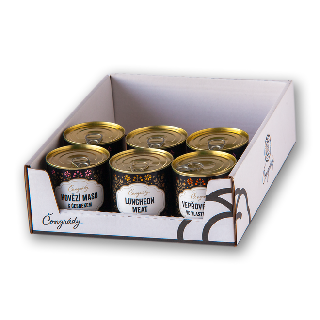 6 x 300 g MIX konzerv "Mini chlapské KáDéčko"