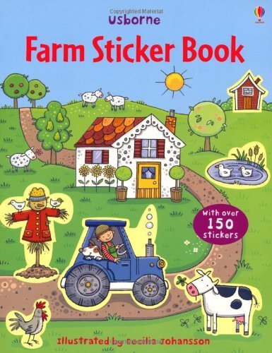 Detská nalepovacia kniha "Farm" (farma)