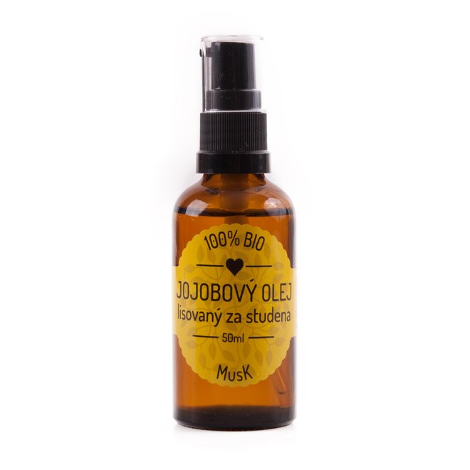 50 ml Prírodný 100% BIO Olej lisovaný za studena (jojobový)