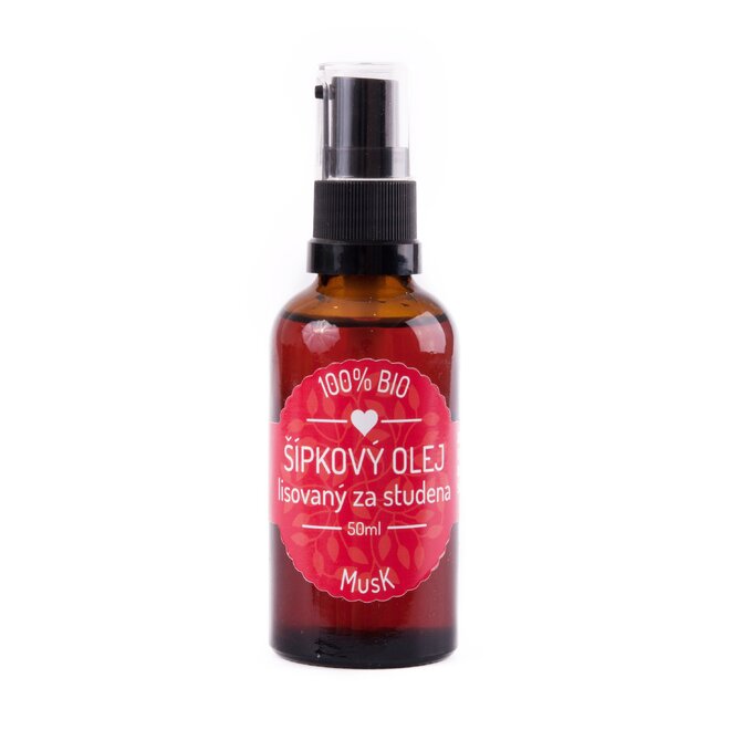 50 ml Prírodný 100% BIO Olej lisovaný za studena (šípkový)