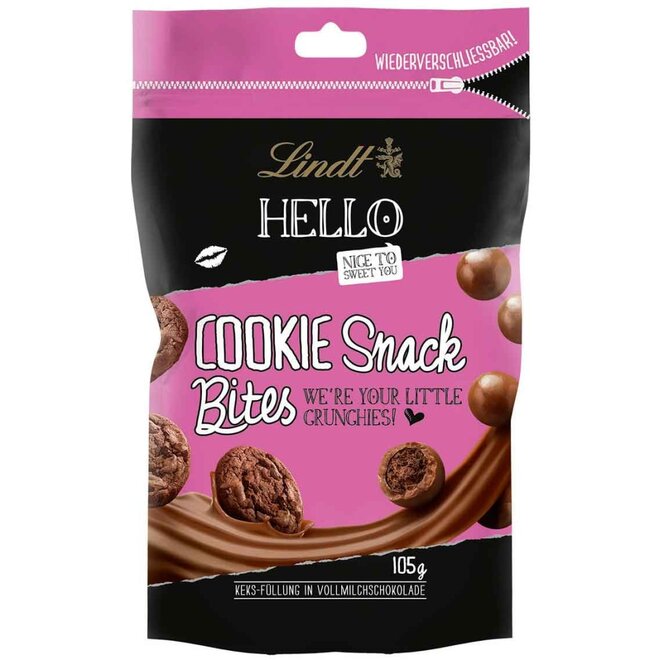 105 g Čokoládové gulôčky Lindt Hello Cookie Snack Bites