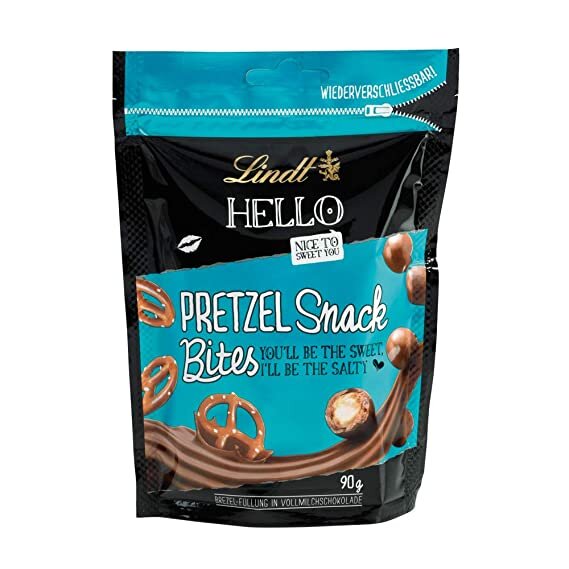 90 g Čokoládové praclíky Lindt Hello Pretzel Snack Bites