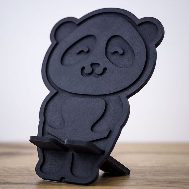 Stojan na mobil (čierna panda)