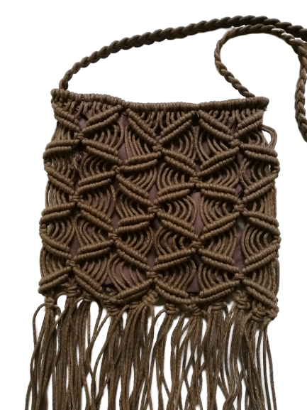 Dámska makramová kabelka Tribal