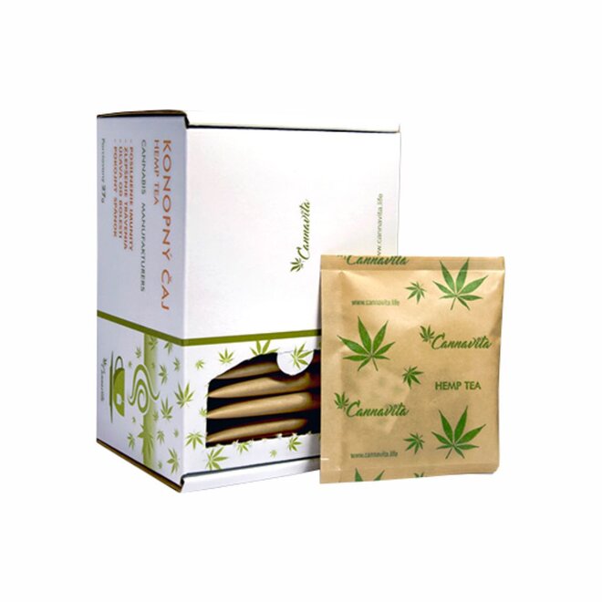15 x 1,8 g Konopný čaj HEMP TEA (porciovaný)