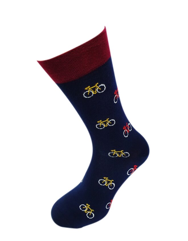 Bláznivé pánske ponožky Bicykle