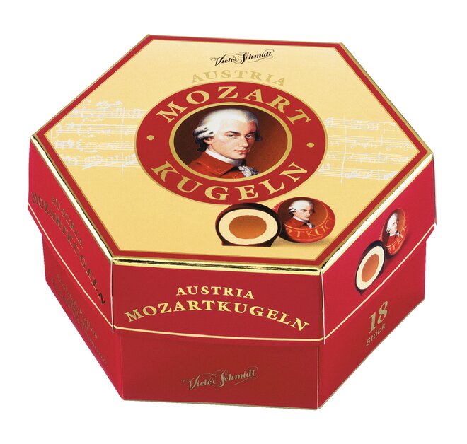 297 g Bonboniéra praliniek Mozartove gule